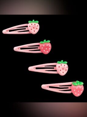 Strawberry Hair Clips